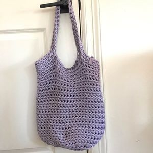 Handmade Crochet Tote LIKE NEW